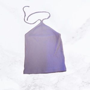 LAVENDER 90’S HALTER TOP